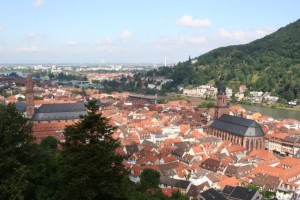 View of Heidelberg from Castle of Heidelberg