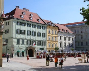 Scenes from streets of Bratislava